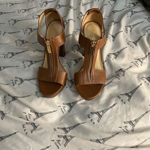 Michael Kors Tan Leather heels